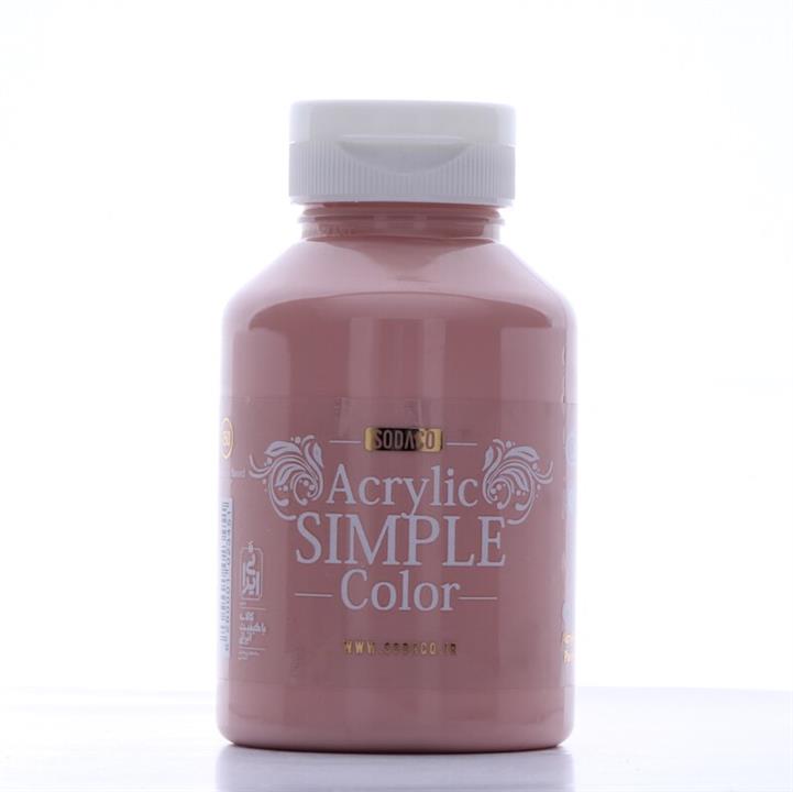 رنگ اکریلیک  ساده سوداکو 250 میل کالباسی کد acrylic simple 3319